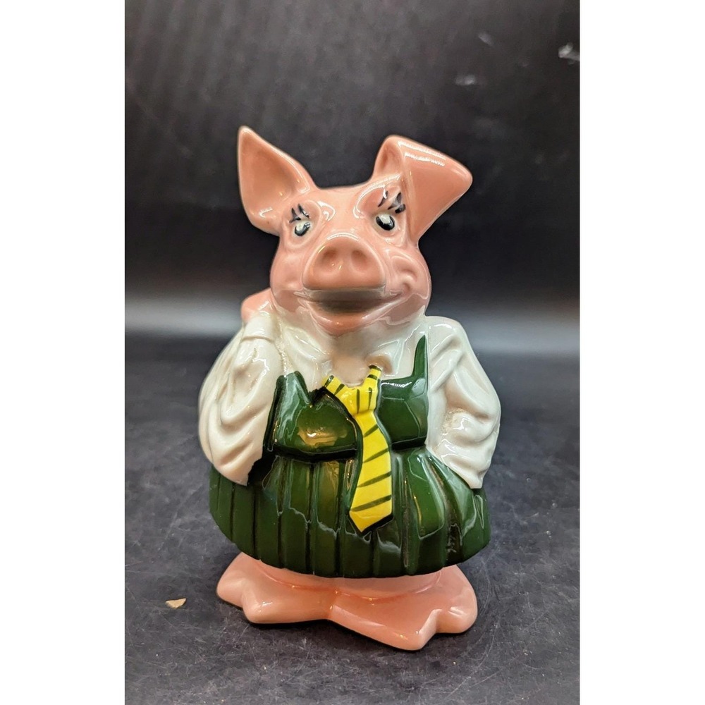 Vintage 1980s Wade Annabel Natwest Piggy Coin Bank With Stopper VGC England
